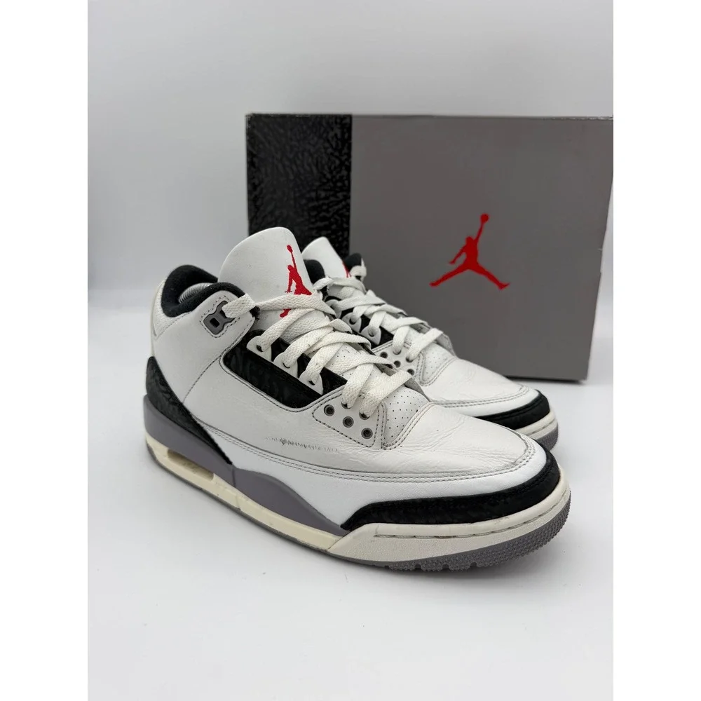 Air Jordan 3 Retro Summit White Fire Red Black Cement Mens 9 CT8532-106 OG Box